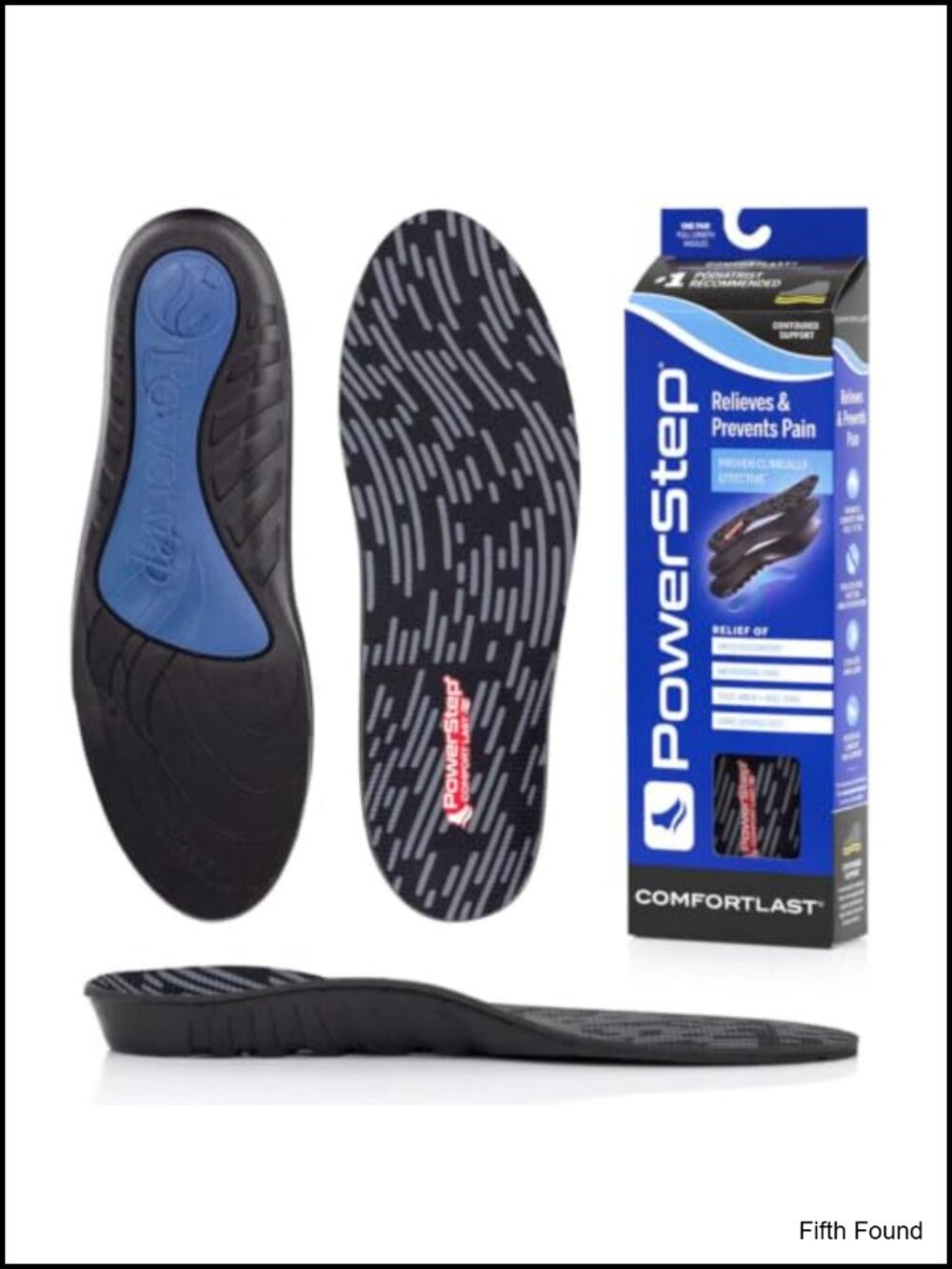 PowerStep ComfortLast Full Length Gel Cushioning Insoles for Arch Support